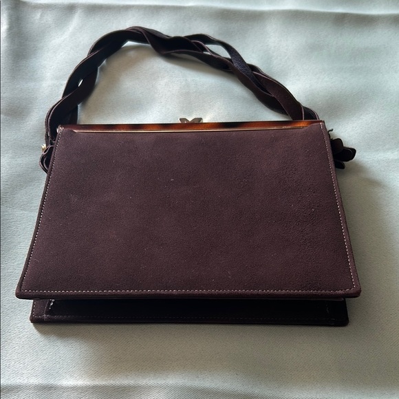 Chic Brown Mini Bag with Structured Design - Picture 1 of 5